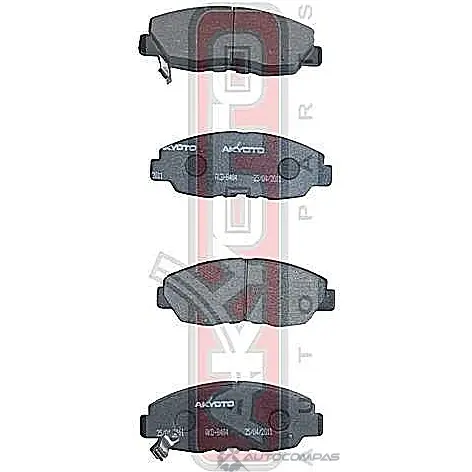 Колодки тормозные дисковые передние AKYOTO 'AKD-8484 0HDC7 1420571080 NI7C D - Изображение 1