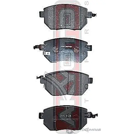 Колодки тормозные дисковые передние AKYOTO GXUS4Q5 1420571019 TD6 QRL 'AKD-CA093 - Изображение 1