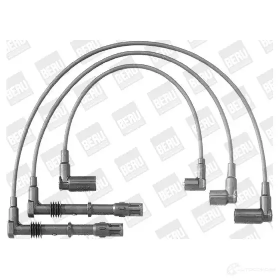 Высоковольтные провода зажигания, комплект BERU 119963 zef1172 0300891172 0 300 891 172 изображение 0