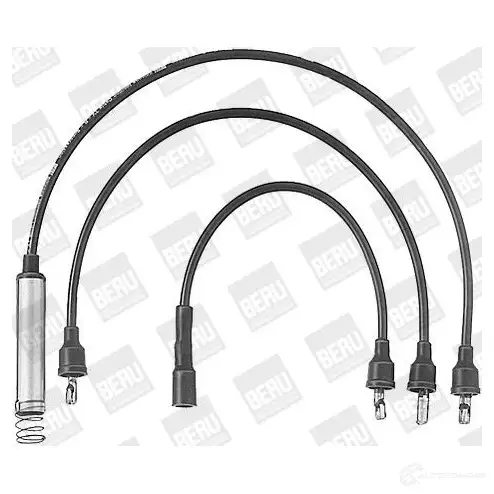 Высоковольтные провода зажигания, комплект BERU 0300890577 zef577 120199 0 300 890 577