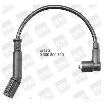 Высоковольтные провода зажигания, комплект BERU 0 300 891 132 zef1132 119930 0300891132