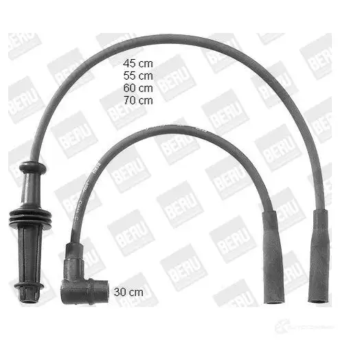 Высоковольтные провода зажигания, комплект BERU PRO 756 1193381789 0300898443 pro756