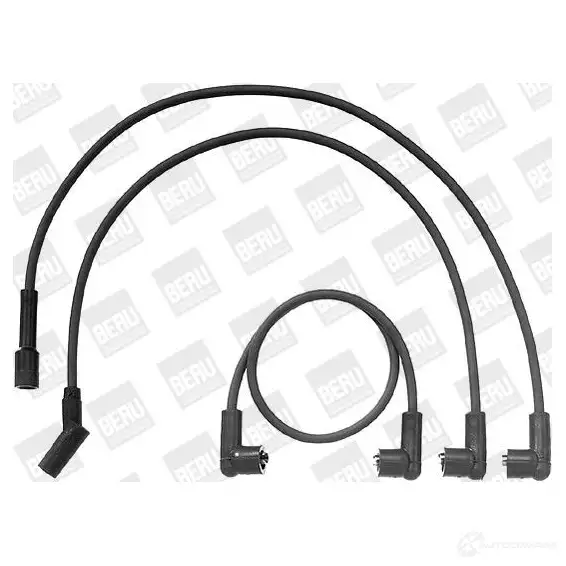 Высоковольтные провода зажигания, комплект BERU 119843 zef1029 0300891029 0 300 891 029