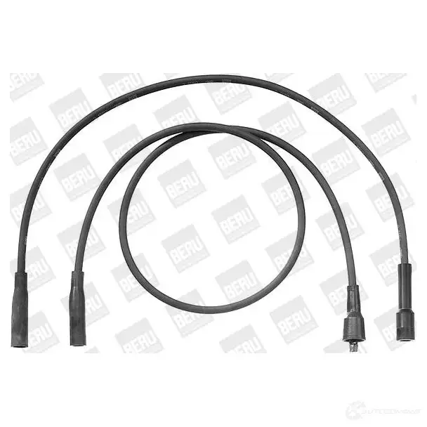 Высоковольтные провода зажигания, комплект BERU 0 300 891 072 zef1072 119879 0300891072