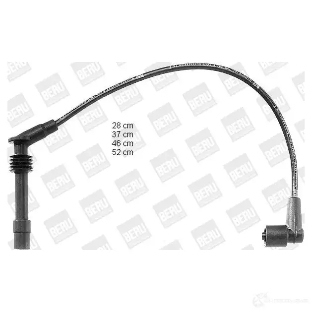 Высоковольтные провода зажигания, комплект BERU PRO 725 pro725 1193381779 0300898493