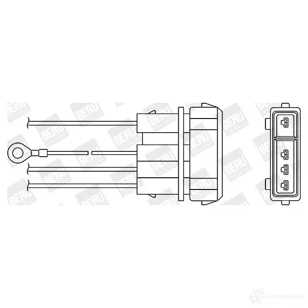 Лямбда зонд, кислородный датчик BERU OZH 012 117999 0824010013 ozh012 изображение 0