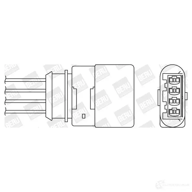 Лямбда зонд, кислородный датчик BERU 0824010203 ozh169 118127 OZH 169