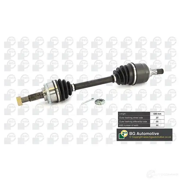 Приводной вал BGA 3XUDQ EY DS6305LA 3181123 изображение 0