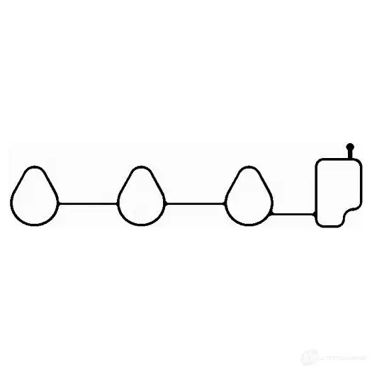 Прокладка впускного коллектора BGA J G0KBC MG2590 3184896 изображение 0