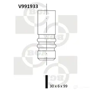 Впускной клапан BGA 3190350 1 TVZN V991933 изображение 0