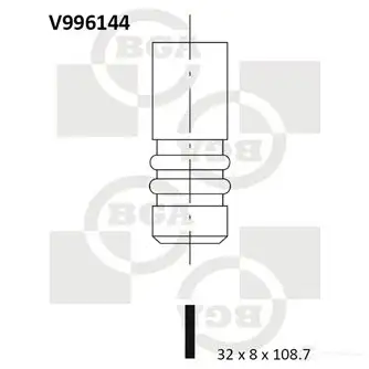Выпускной клапан BGA V996144 3190484 LQ5N O3 изображение 4