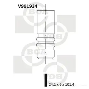 Выпускной клапан BGA J7YXN 0 3190351 V991934 изображение 0