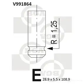 Выпускной клапан BGA 3190340 V991864 448Y9 8O
