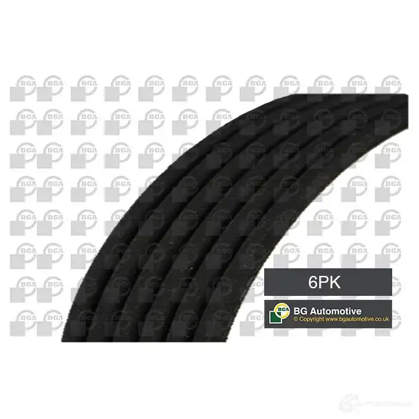 Приводной ремень поликлиновой BGA 6PK1920 1439481731 F0 BIN изображение 0