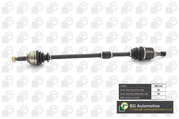 Приводной вал BGA 2UTJ 4T DS6310R 3181125