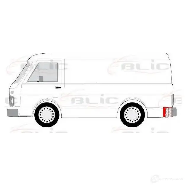Задняя панель, нижняя BLIC 6504039560701p 3513544 1Q NAFG - Изображение 1