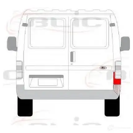 Задняя панель, нижняя BLIC G74 YT 6505062515702p 3515699 5902510434038