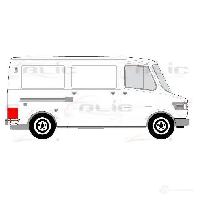 Задняя панель, нижняя BLIC ZU Y87 1420433451 6504033545704p 5902510434755
