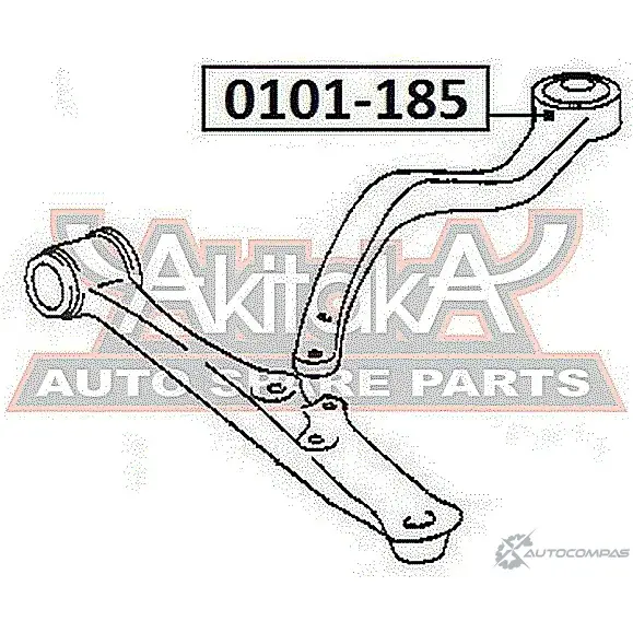 Сайлентблок ASVA 0101-185 H 0X7K 1269679135