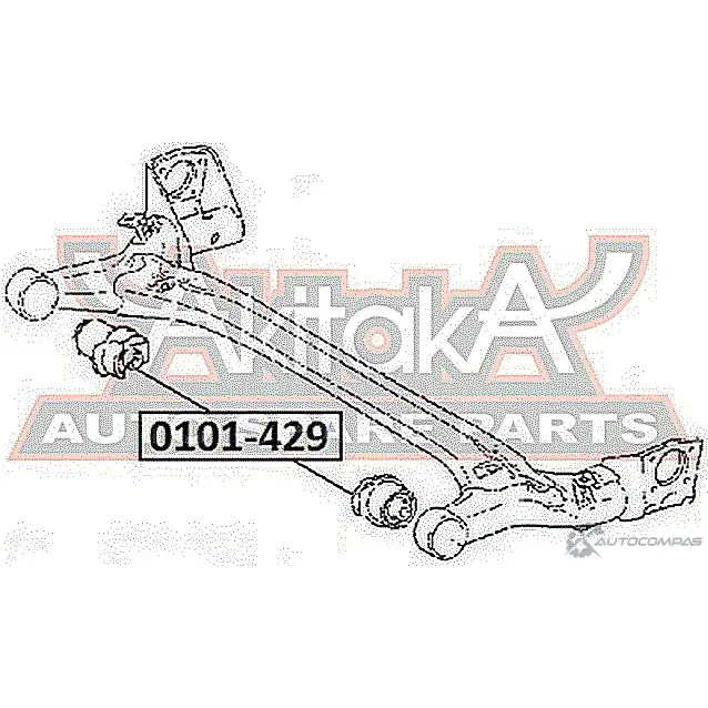 Сайлентблок ASVA CZRB 8 0101-429 1269679577