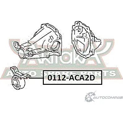Подушка двигателя ASVA 0112-ACA2D KOCAT N8 1269680755