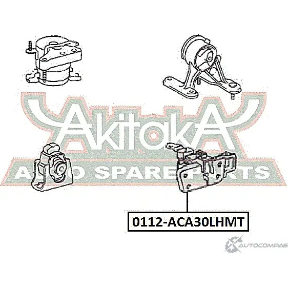 Подушка двигателя ASVA KN WBK 1269680759 0112-ACA30LHMT
