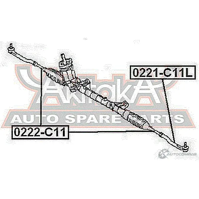 Рулевой наконечник ASVA BD78 1W 0221-C11L 1269685619 изображение 1