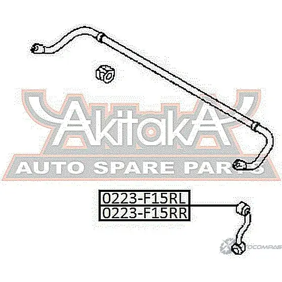 Стойка стабилизатора ASVA B VSR4V 0223-F15RL 1269686075 изображение 1