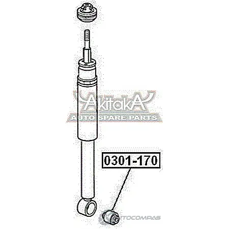 Сайлентблок ASVA 1269687555 H N0TBJ 0301-170 изображение 1