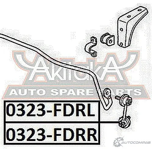Стойка стабилизатора ASVA KR HIS 0323-FDRL 1269688603 изображение 1