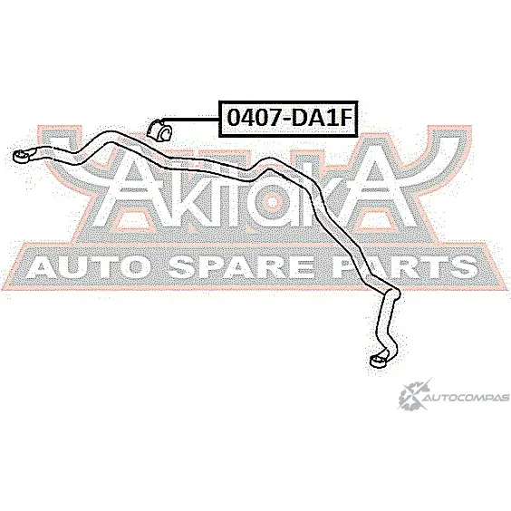 Втулка стабилизатора ASVA 1269689777 0407-DA1F WABV LD7