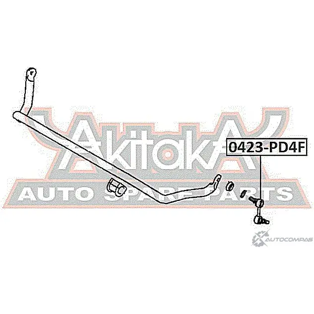 Стойка стабилизатора ASVA 1269690531 37 HWB 0423-PD4F изображение 1
