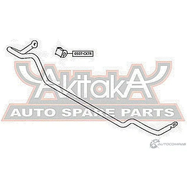 Втулка стабилизатора ASVA BQ YCV 1269691711 0507-CX7R изображение 1