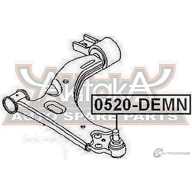 Шаровая опора ASVA 1269692107 0520-DEMN 3UX 1R изображение 1