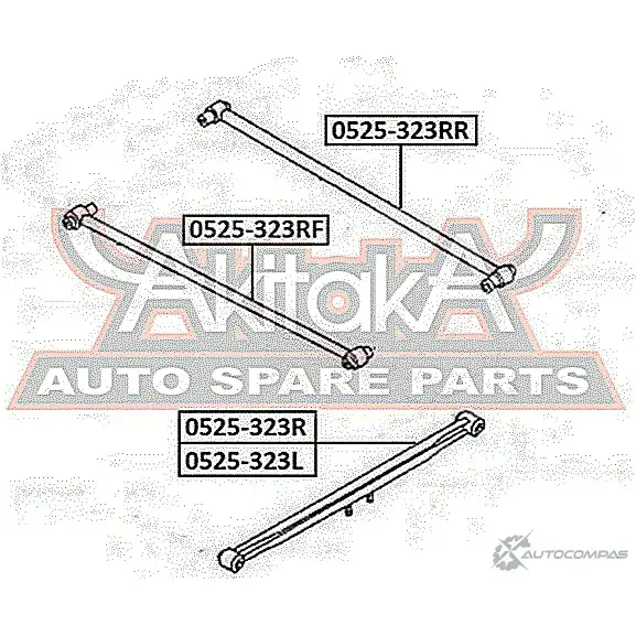 Рычаг подвески ASVA 0525-323RF 1269692633 0Q YRWIA изображение 0