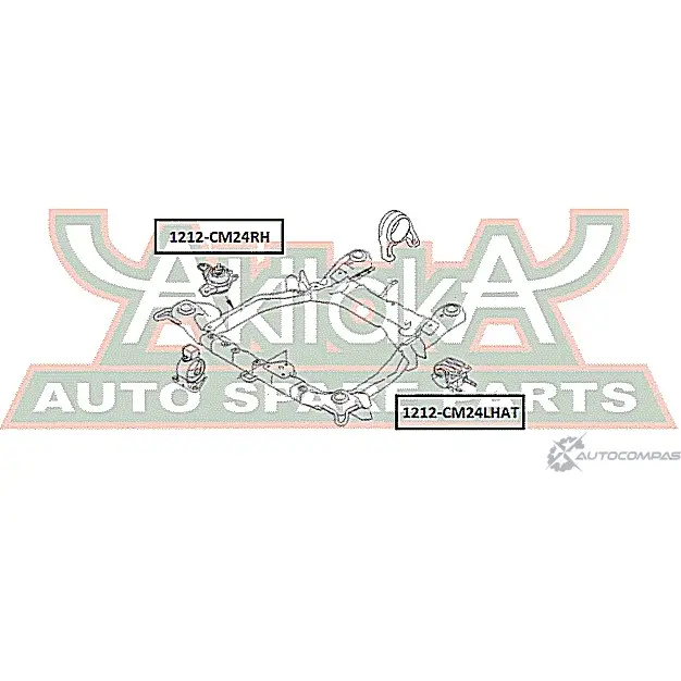 Подушка двигателя ASVA 1269694595 1212-CM24RH UODG W