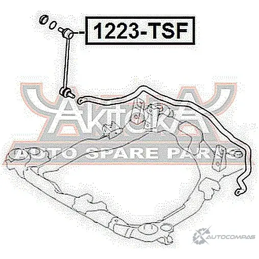 Стойка стабилизатора ASVA 1269694847 67H UZ6S 1223-TSF изображение 1