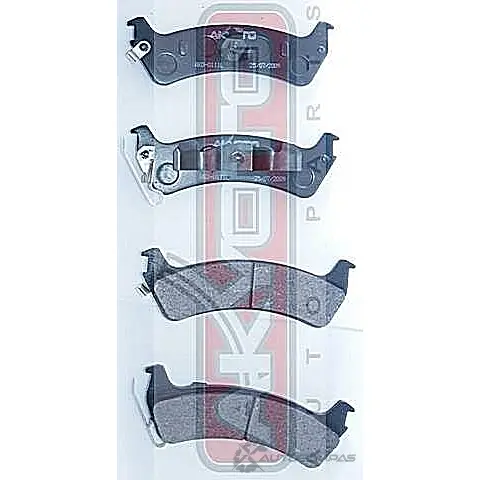 Тормозные колодки дисковые, комплект ASVA AKD-0111 4UKJCG 3 1269698455 изображение 0