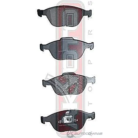Тормозные колодки дисковые, комплект ASVA 1269699169 4RL N25 AKD-0337 - Изображение 1