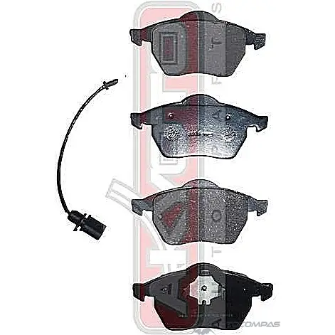 Тормозные колодки дисковые, комплект ASVA 1269700317 GAB2W5 J AKD-1029 - Изображение 1