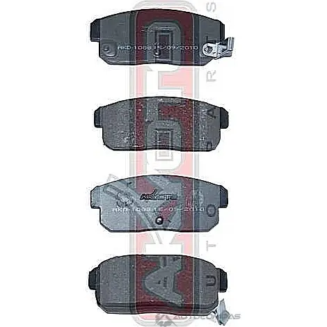 Тормозные колодки дисковые, комплект ASVA AKD-1088 XIJ3C VJ 1269700899 изображение 0