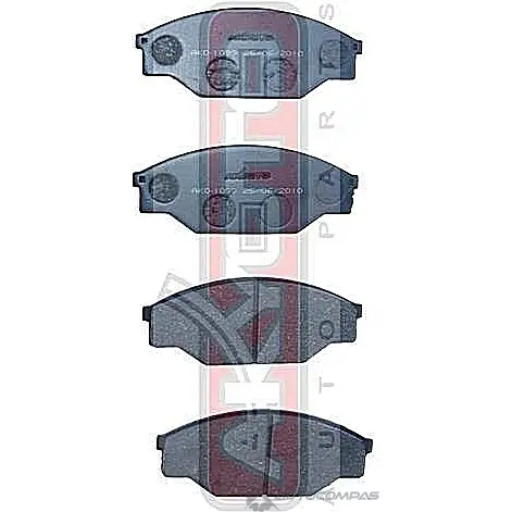 Тормозные колодки дисковые, комплект ASVA 1269700907 AKD-1099 05XFA H - Изображение 1