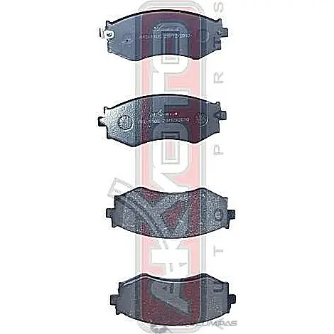 Тормозные колодки дисковые, комплект ASVA 1269700977 8N HGV AKD-1105 изображение 0