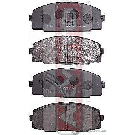Тормозные колодки дисковые, комплект ASVA RIT XQ AKD-1141 1269701489 - Изображение 1