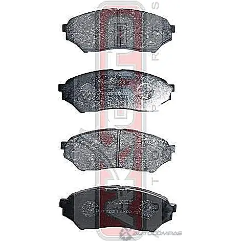 Тормозные колодки дисковые, комплект ASVA EF LAEJ AKD-1202 1269702113 - Изображение 1