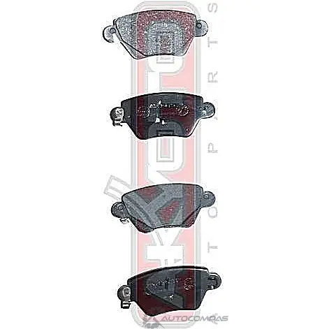 Тормозные колодки дисковые, комплект ASVA AKD-1249 PCJ AI5 1269702823 изображение 0
