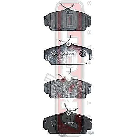 Тормозные колодки дисковые, комплект ASVA AKD-1266 A21CPR B 1269702937 изображение 0