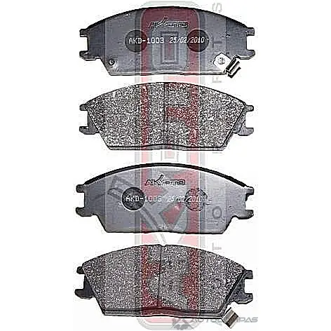 Тормозные колодки дисковые, комплект ASVA 1269702963 AKD-1271 5D XZD изображение 0
