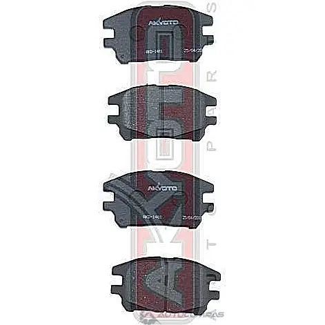 Тормозные колодки дисковые, комплект ASVA VP XALX AKD-1481 1269704037 изображение 0