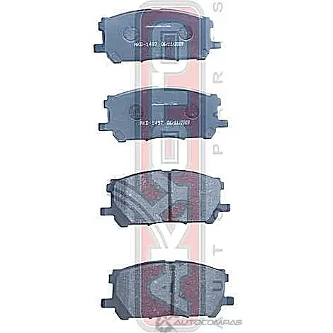 Тормозные колодки дисковые, комплект ASVA IS8LY R3 1269704053 AKD-1497 изображение 0